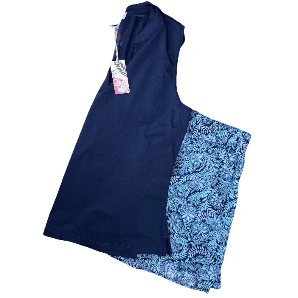 New Tommy Bahama 2-Piece Set Polo Skort Everyday Active Golf Tennis Pickleball